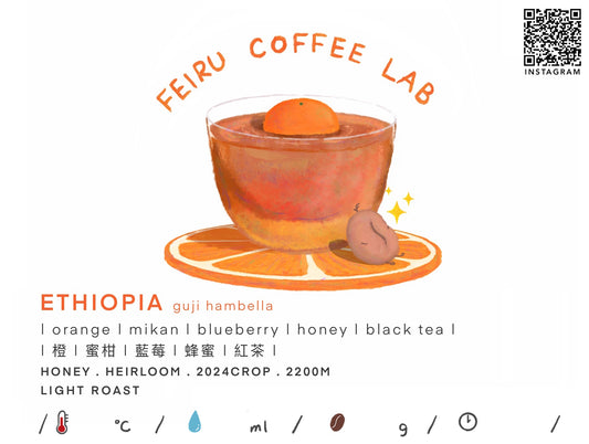 Ethiopia • 橙ㅣ蜜柑ㅣ藍莓ㅣ蜂蜜ㅣ紅茶 • Honey • Heirloom